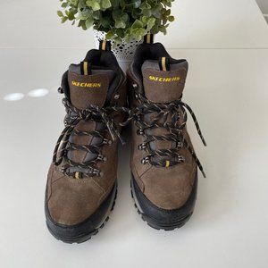 Skechers Men's Relaxed Fit Relment-Pelmo Hiking Outdoor Boot Waterproof Lace Up